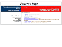 Tablet Screenshot of fattore.com